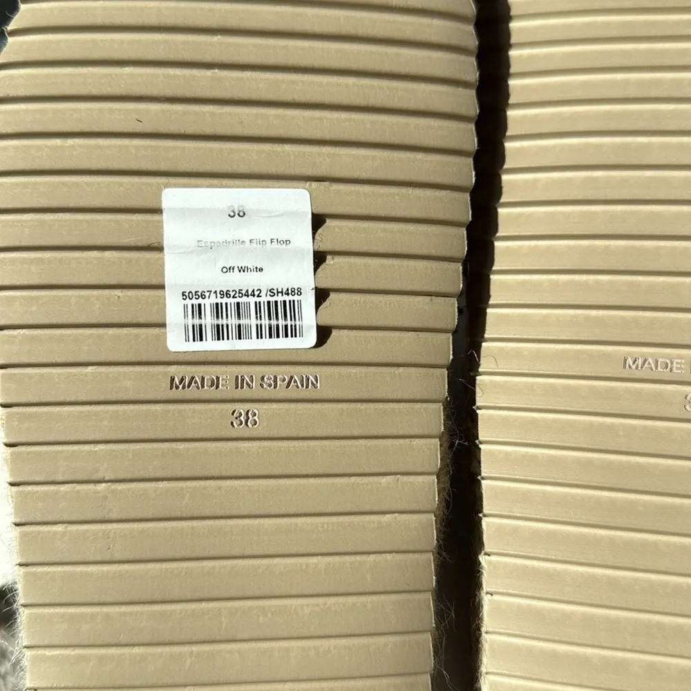 ME+EM Beige Woven Sandals NIB - Picture 4 of 5